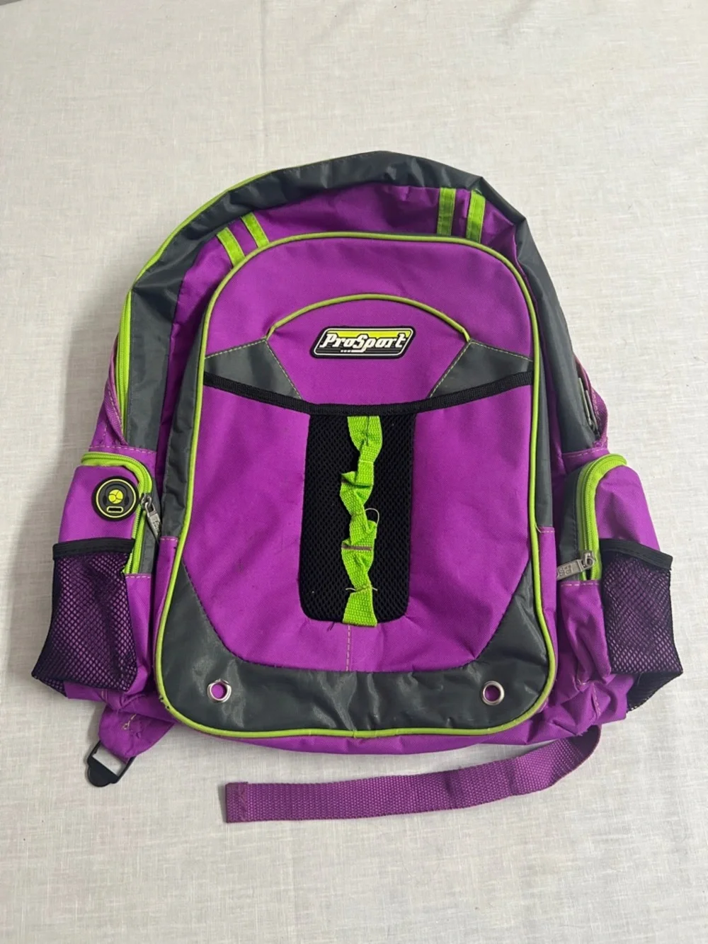 ProSport Purple Backpack with Lime Accents Bay meadow gulf atream
